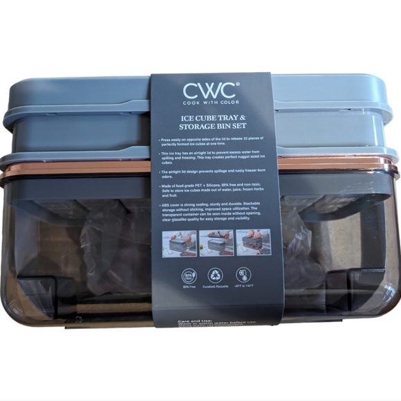 CWC Ice Cube Trays & Storage Set - New - Picture 4 of 7